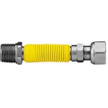 Flessibile Flexa In Acciaio Inox Rivestito Per Gas Estensibile Mm130-220 M.f.3/4