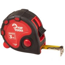 Flessometro metro a nastro in acciaio 16 mm 3 metri top tools 27c123