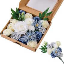 Fleurs de mariage artificielles Luscious Rose Combo pour bouquets de mariage, centres de table, compositions florales, décorations - Style : Style 2