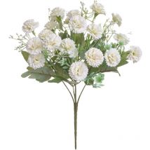 Fleurs en plastique pour vase 20 branches simulées clous de girofle assortis œillets bouquet de fleurs artificielles accessoire de photographie pour