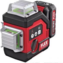 Flex 360° Akku-Kreuzlinien-Laser mit Empfängermodus (500739)