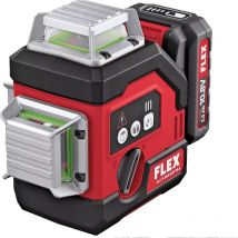 Flex 360° Akku-Kreuzlinien-Laser mit Empfängermodus (500739)