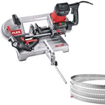 Flex Metall Bandsäge Sbg 4910 Inkl. 4 Bänder, Nachfolger D. Sbg 4908