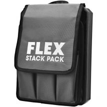 Flex Tools Werkzeugtasche klein 260 x 200 x 40 mm Doppellagiges Polyester Praktische Organisation für Werkzeuge