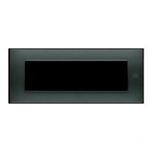 Placca in tecnopolimero, antracite nea, 7 moduli nea flexa urmet 11807.an