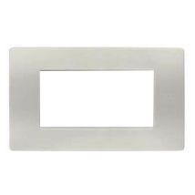 Plaque 4 modules Urmet Simon Nea poudre 11804.PV