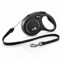 Flexi Classic Cord Black 8m - sml - 144473