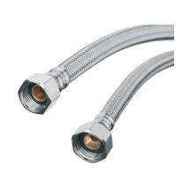 Invena - Flexible Sanitaire D'alimentation Tuyau G3/8 x G3/8 30cm Longueur Raccordement