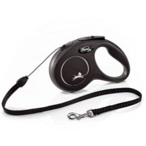 New classic 5 m Negro Perro Correa retráctil - Flexi