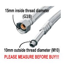 Invena - Tuyau Flexible d'Alimentation Pour Robinet 3/8 x M10x1 de longueur 60cm