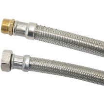 Boutté - Flexibel mann-frau 15 cm geschlossen Ø8 mm mit gewinde männlich-feminin von 15x21 mm