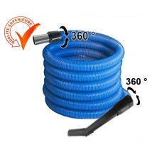 Flexible aspiration centralisée garage - bleu - longueur au choix (de 3 à 20m) - 3m