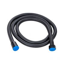 Flexible de douche, Flexible de Douche 2M Noir Mat, Tuyau de Douche Universel en Acier Inoxydable Cable de Douche, Anti-Explosion et Anti-Torsion