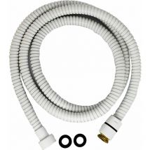 Flexible de douche en laiton 150 cm blanc mat Sphera FLD155801BP Blanc mat