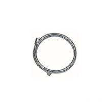 Valentin - Messingduschschlauch mit Doppelklammern 1.50m, 1 konische Mutter 15x21, 1 Rändelmutter 15x21.