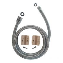 Paini France Robinetterie - Flexible de douchette 1,50 m pour robinet cuisine 15x21 femelle, 15x100 mâle