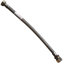 Tucai - Flexible sanitaire Inox Øintér.8mm - Bicône Ø10 - Femelle 3/8 - 300mm - taq bico