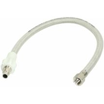 Flexible de sécurité tous gaz 1000 mm 1/2'' ff fiche de raccordement gaz