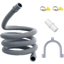 Denuotop - Flexible D'Évacuation Universel, Tuyau De Vidange En Plastique, Kit De Rallonge De Tuyau De Vidange 3m Pour Tuyau De Lave-vaisselle Sèche-