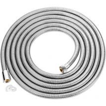 Flexible Douche Universel, Tuyau Douche En Acier Inoxydable, Raccordement Standard Universel G1/2' Chromé 2m - Grey