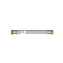 Flexible chauffage central 3/4" 500 mm – Raccords laiton – Joint caoutchouc EPDM – Gaine inox AISI 304