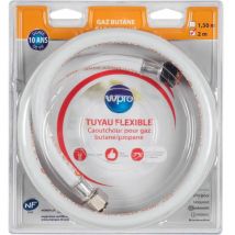 Flexible gaz butane propane long. 2m durée de vie 10 ans d'origine