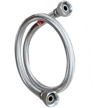 Flexible Inox ø11mm Intérieur F-f 1/2 pouces (15/21) Longueur 80cm