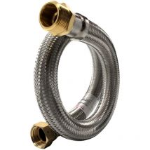 Isoflex - Flexible Inox ø40mm Intérieur M-f 1 pouces 1/2 (40/49) Longueur 100cm