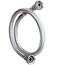 Flexible Inox 8mm – Longueur 30cm – Raccords Femelle 3/8' (12/17) – Pression Maximale 10 Bars – Débit 29 L/min À 3 Bars – Isoflex