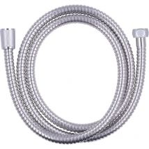 Eurosanit - Flexible de douchette inox double agrafage 1,50M