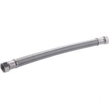 Flexible de Acero Inox Hembra Igual DN25 quick plomberie - Hembra Hembra 1' Paso Interior de 25mm Longitud 500mm