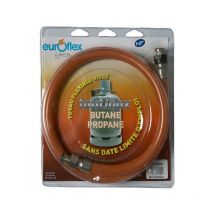 Flexible Inox Propane/Butane - écrou 20x150 / écrou 1/2 - Longueur 1m