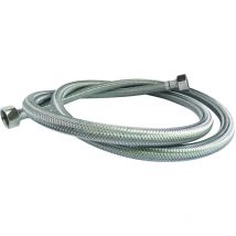 Flexible sanitaire - Raccord 2 écrous tournants 1/2' - Longueur : 1500mm - DN10 - chrome