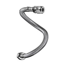 Flexible sanitaire Inox Øintér.8mm - Bicône Ø12 - 300mm - taq bico