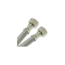 Watts - Flexible sanitaire Inox ø intérieur 13mm - Femelle/Femelle 1/2 (15/21) - longueur 2 mètres