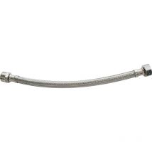 Somatherm - Flexible sanitaire - Raccord mâle 3/8' écrou tournant 3/8' - l = 300mm - DN8 - chrome