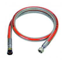 Flexibler Edelstahl-Gas-BP – Lebenslange Garantie – Drehanschluss – Flüssiggas – 28,1 cm Höhe – 25,2 cm Breite – 7,7 cm Tiefe – 1,012 kg