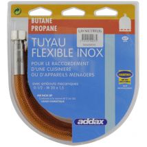 Flexibles Inox Butan Propan 1,50 M - Addax