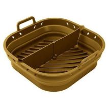 Flexibler Silikon-moule Für Airfryer Point Virgule 20x20x9 Cm - Braun