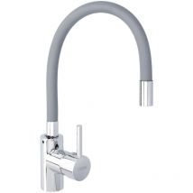 Monomando Fregadero Flexible Caño Alto