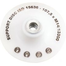 Flexipads 11113 White Backing Pad 107.5mmXM14