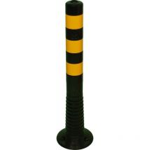 Temka - Poste flexible 750mm, d 80mm, negro