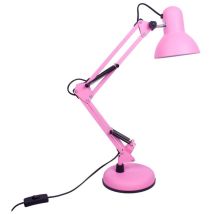 Sobremesa Antigona Articulado 1xe27 L.15xal.reg.cm Rosa Mate