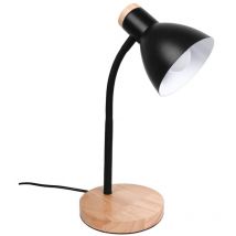 Bel Air - Colgante bonn 1xE27 Al.Reg.xD.30cm Negro/Oro