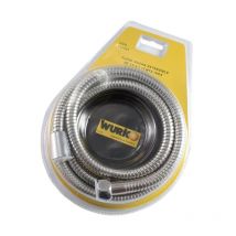 Wurko - flexo ducha inox extensible 1.5/2.15 r/metal , Flexo para baño y ducha inoxidableExtensible de 1,5 a 2,15 mtsDoble tuerca de 1/2 pulgada tipo