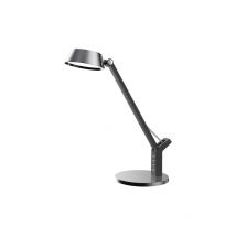 Fabrilamp - Flexo goya niquel/negro 8w 590lm 3000k, 4000k, 6500k regulable intensidad puerto usb tactil 40,4x17,1x31,6 cm