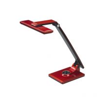 Flexo Vinchi Rojo/negro 9w 630lm 4500k Tactil Regulable Intensidad Articulable 41,9x23x27,6 Cm