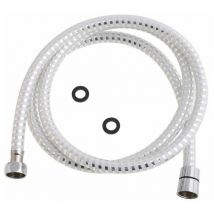 Oryx - Brauseschlauch pvc Weiß/Silber 1,50 Meter