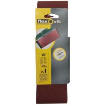 Cloth Sanding Belts 533 x 75mm 80G Medium (Pack of 2) FLV26469