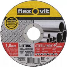 Flexovit 115x1.0x22.20mm A60S-BF41 Pro Inox Flat Cut Wheel